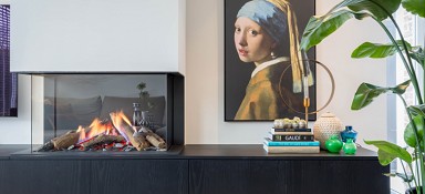 TV meubel met gashaard